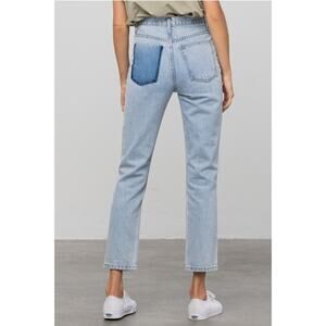 Insane Gene USA Medium Wash Size 3 High Waist Ripped Tapered Jeans